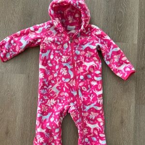 Columbia fleece one piece